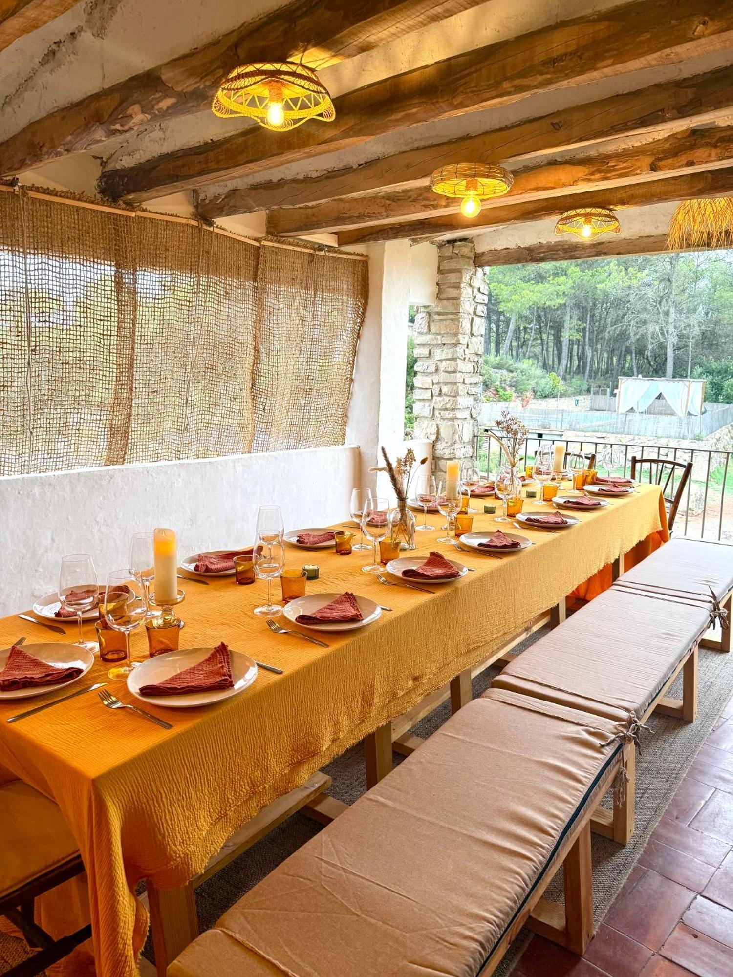 Masia Aubareda San Marti de Tous Bagian luar foto