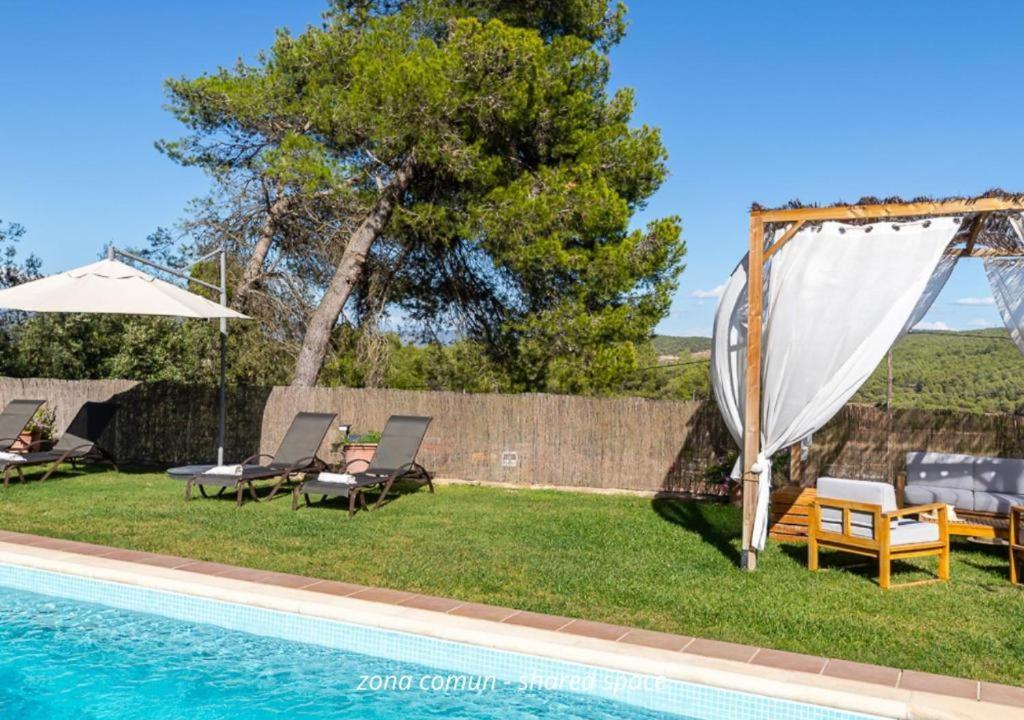 Masia Aubareda San Marti de Tous Bagian luar foto